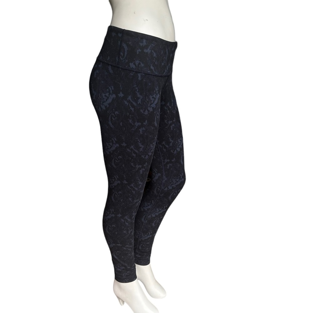 Lululemon Wunder Under Beautiful Baroque Inkwell / Micro Macro Stripe Reversible - Picture 6 of 16